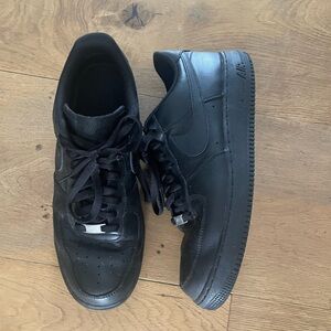 Nike All-Black Men's Air Force one’s